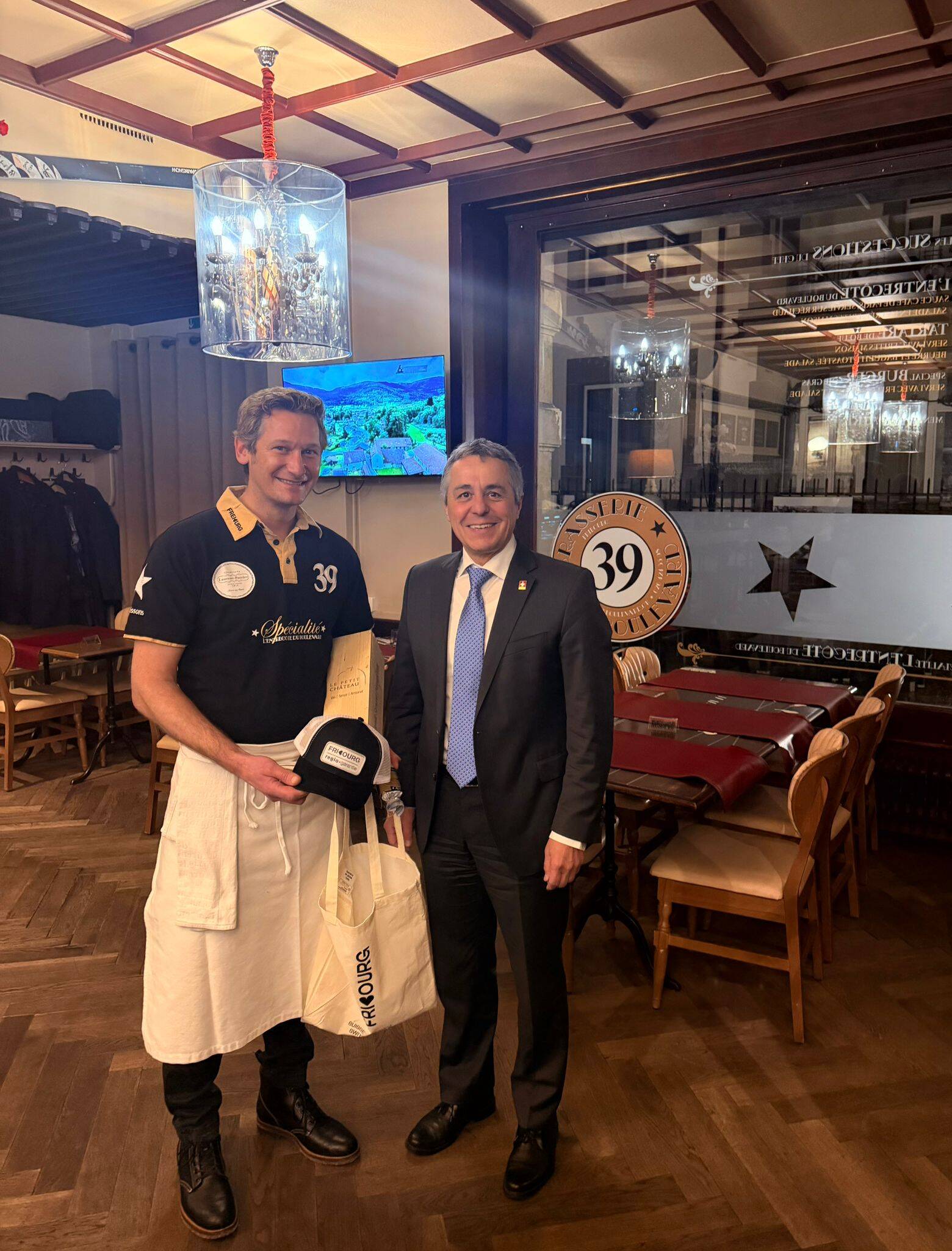 Philippe Roschy et Ignazio Cassis