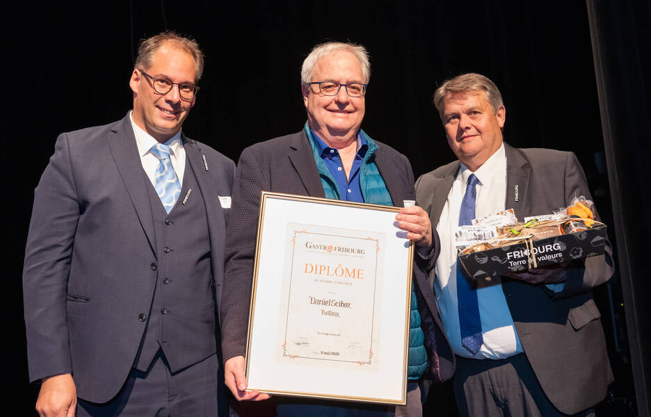 AG 2025 Nouveau membre d'honneur pour services rendus Daniel Sciboz