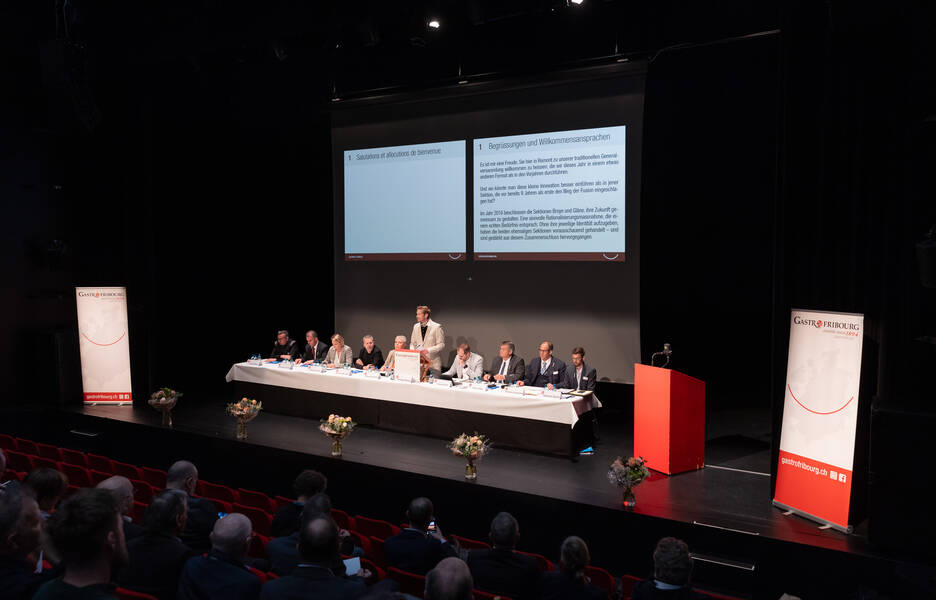 AG 2025 Comité cantonal GastroFribourg