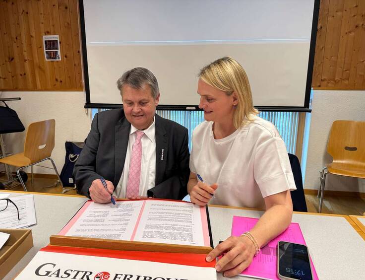 Hans Jungo et Gina de Courten