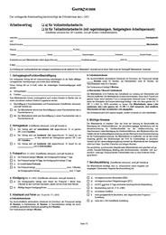 Arbeitsvertrag für Voll- und Teilzeitmitarbeiter